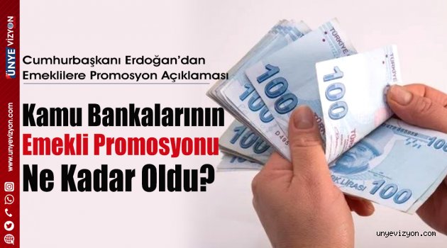 Cumhurbaşkanı Erdoğan’dan Emeklilere Promosyon Açıklaması