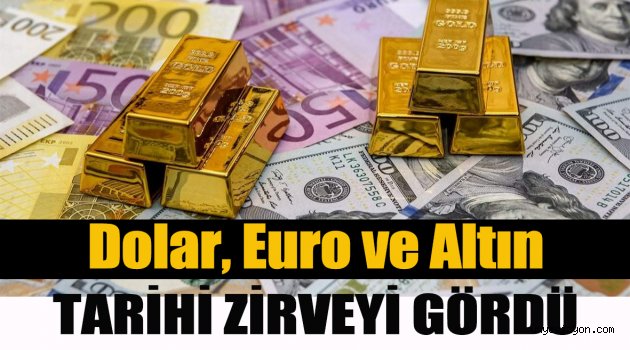 Dolar, Euro Ve Altın Uçuşa Geçti Tarihi Rekor Kırıyor!