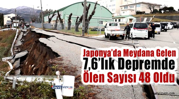 Japonya’da Meydana Gelen 7,6’lık Depremde Ölen Sayısı 48 Oldu