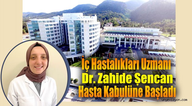 Dr. Zahide Şencan, Hasta Kabulüne Başladı
