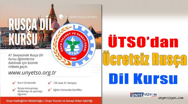 ÜTSO’dan Ücretsiz Rusça Dil Kursu