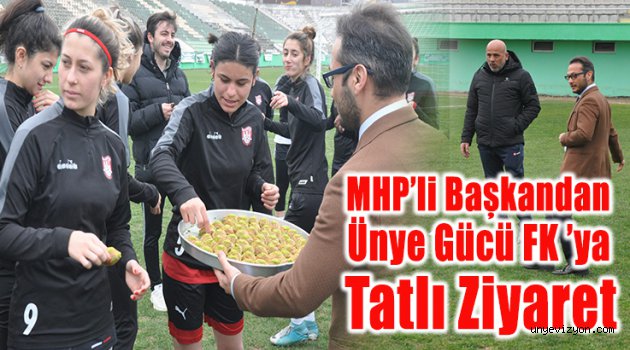 MHP’li Başkandan Ünye Gücü FK ’ya Tatlı Ziyaret