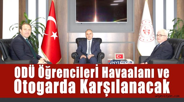 ODÜ Öğrencileri Havaalanı ve Otogarda Karşılanacak